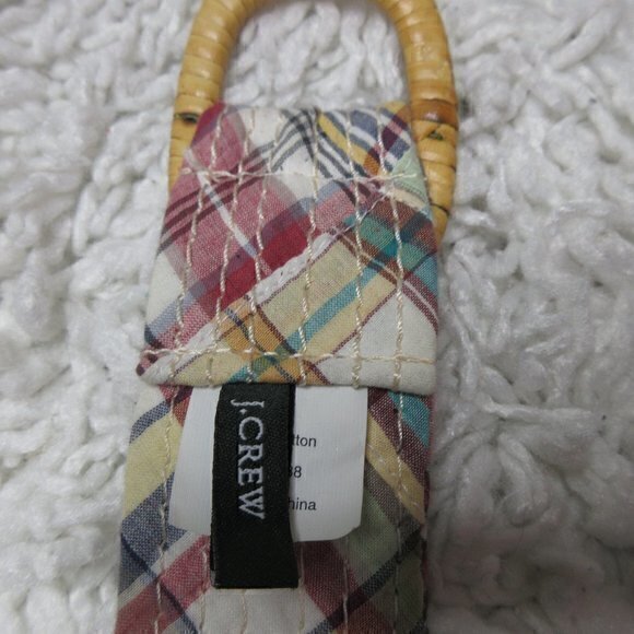 J.Crew plaid quilted belt sz S‎ - Picture 3 of 5